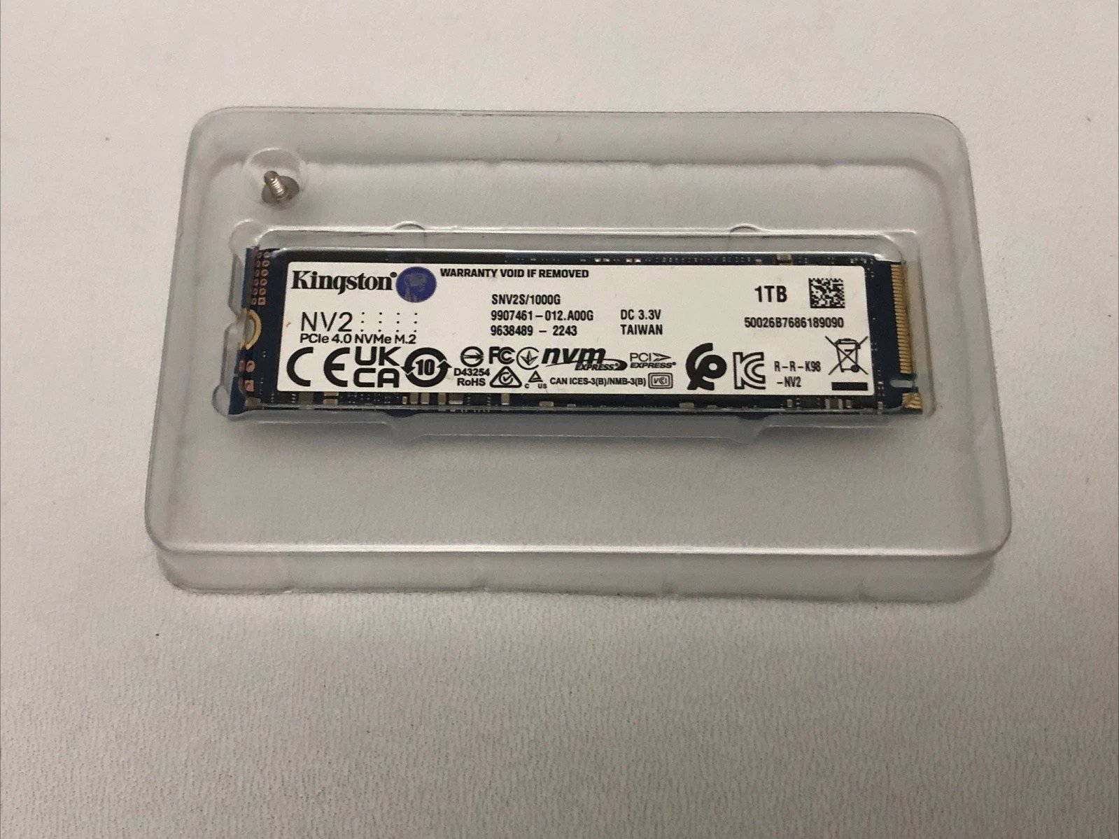Kingston NV2 1TB NVMe SSD