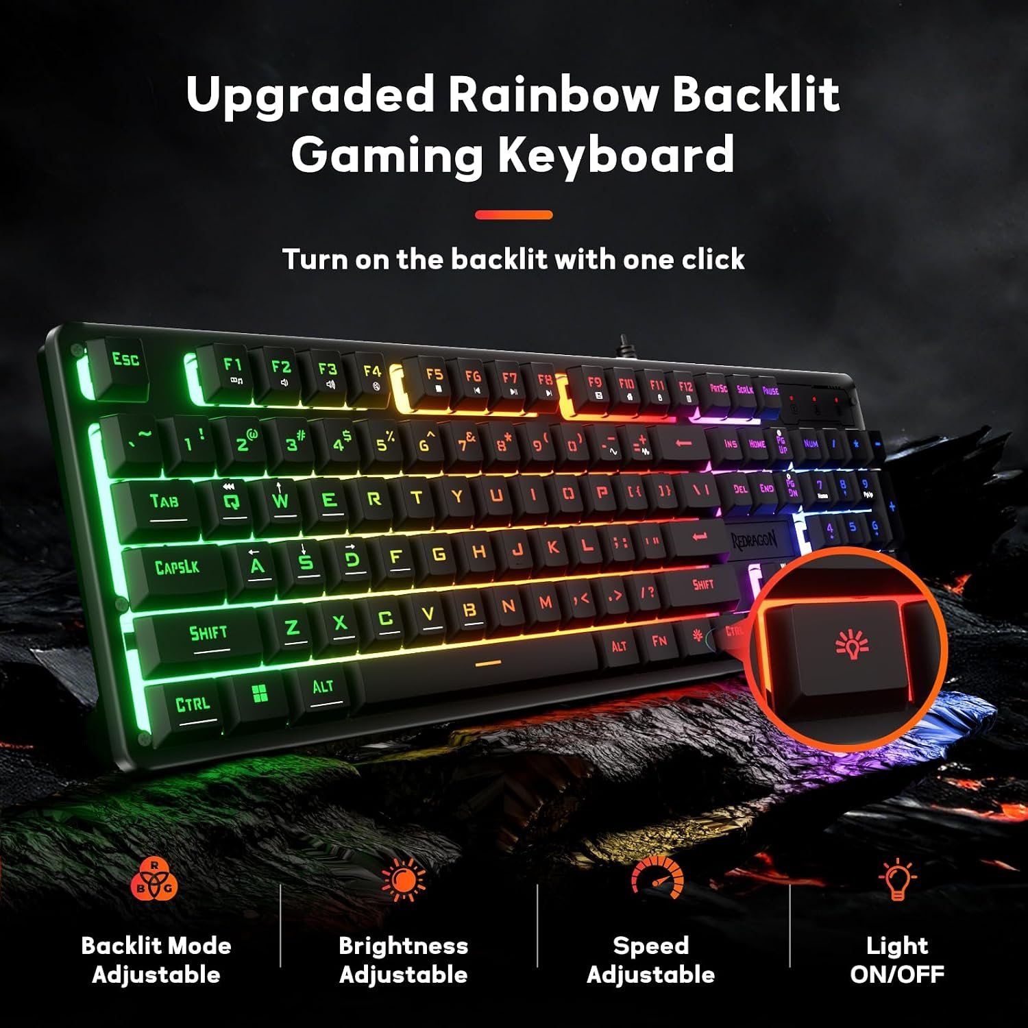 Redragon K552 Kumara RGB Mechanical Keyboard